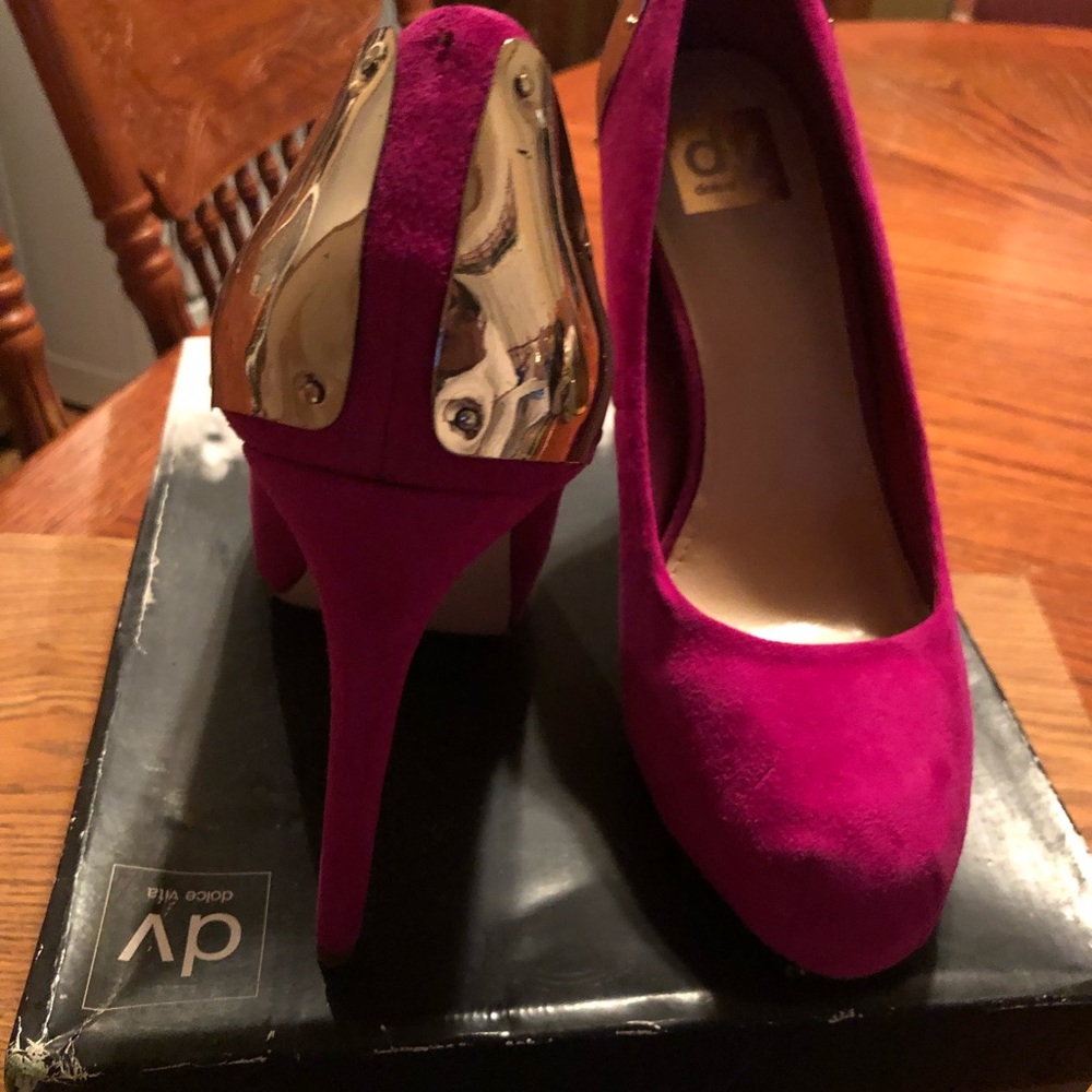 Fuchsia pumps - Picture 6 of 6